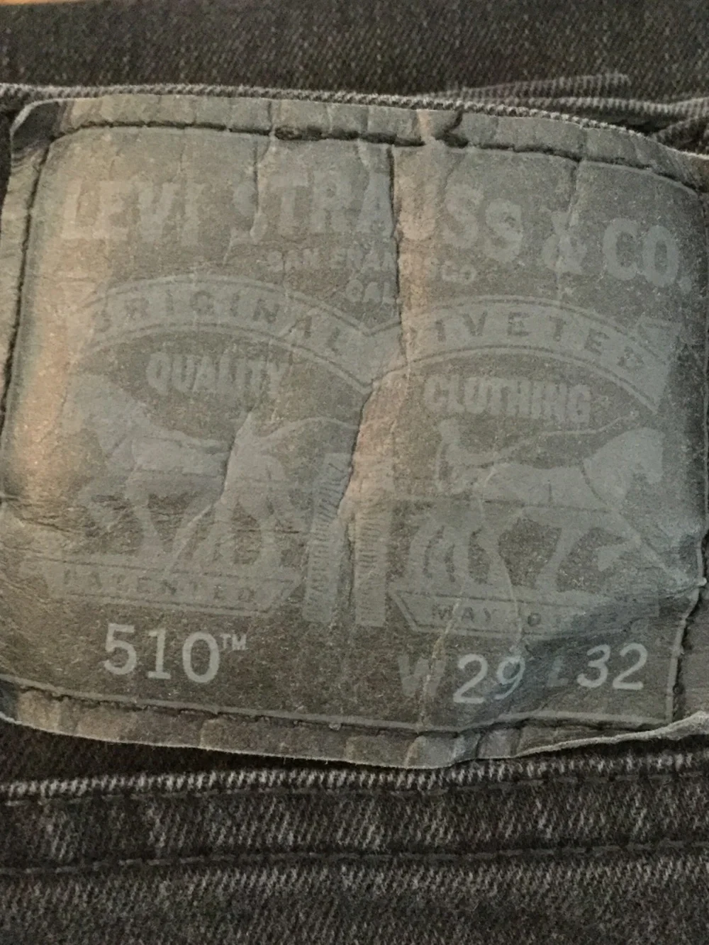 Levi's 510 Skinny Jeans 29x32 2 Black 1 Blue
